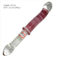 Sex Glass Toy Double Ended Heated Dildo (IJ-GD2040)